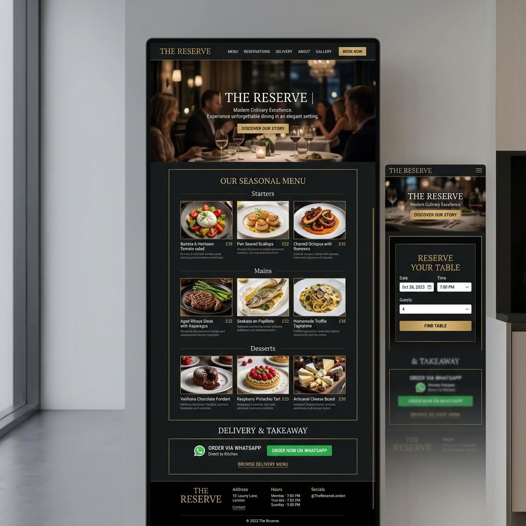 Restaurant Website Preview